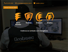 Tablet Screenshot of garraalarmes.com.br